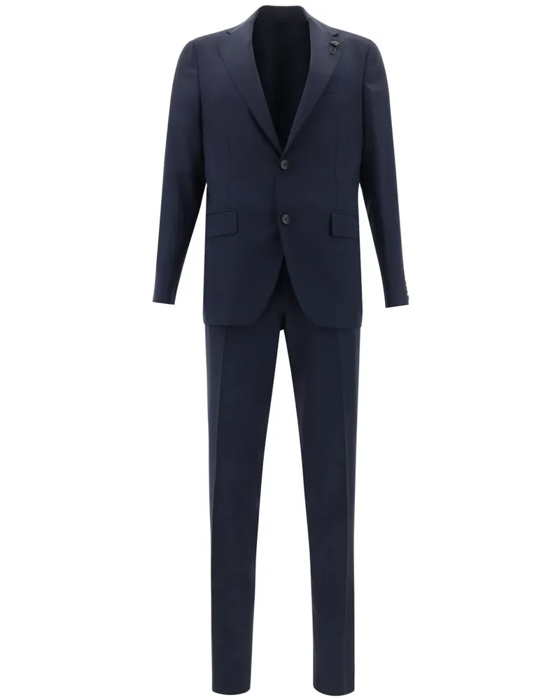 LARDINI Einreihiger Anzug - Blau Blau