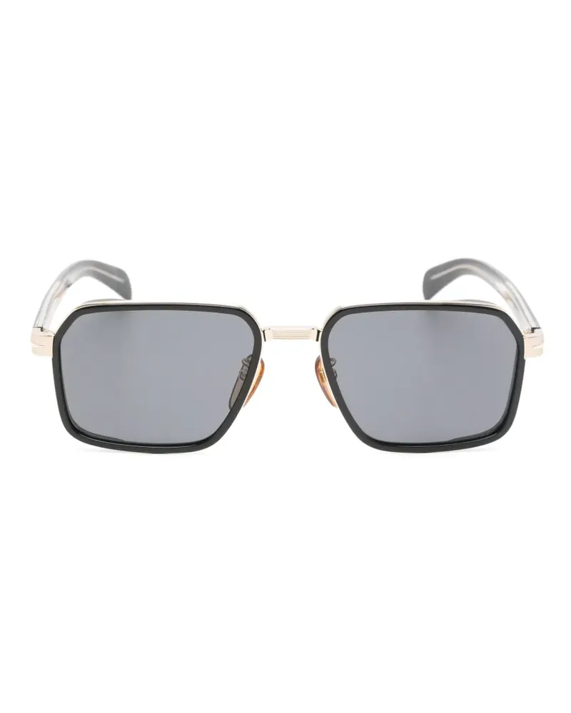 EYEWEAR by DAVID BECKHAM Sonnenbrille mit geometrischem Gestell - Schwarz Schwarz