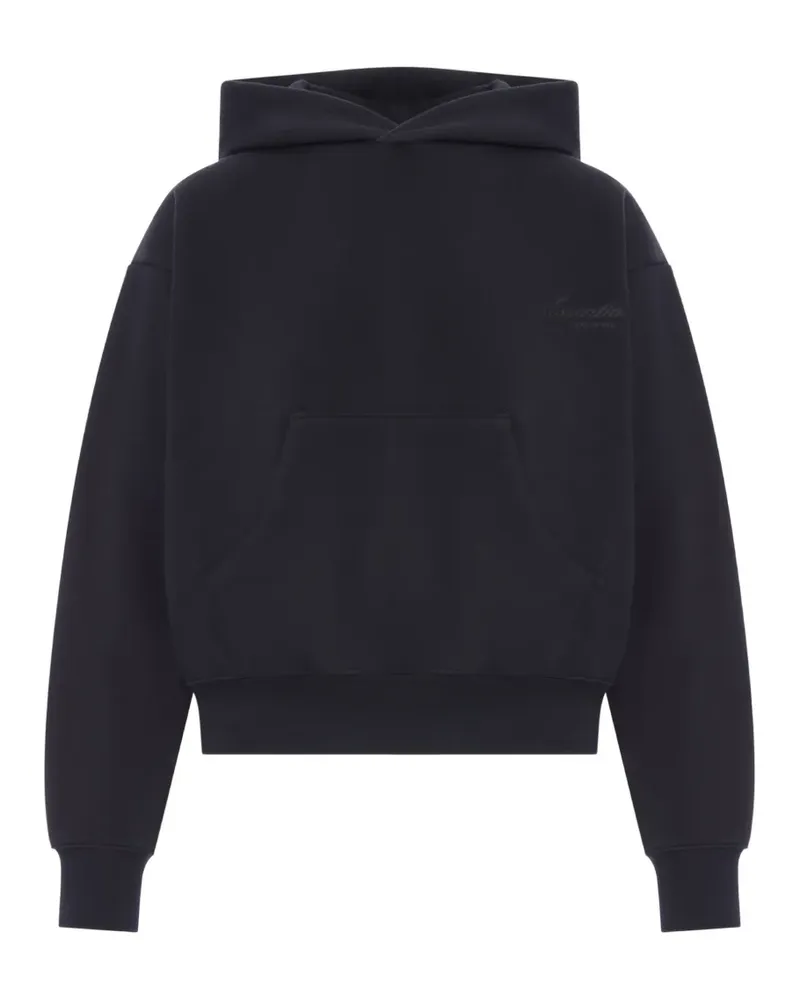Fear of God Classic logo-patch hoodie - Schwarz Schwarz