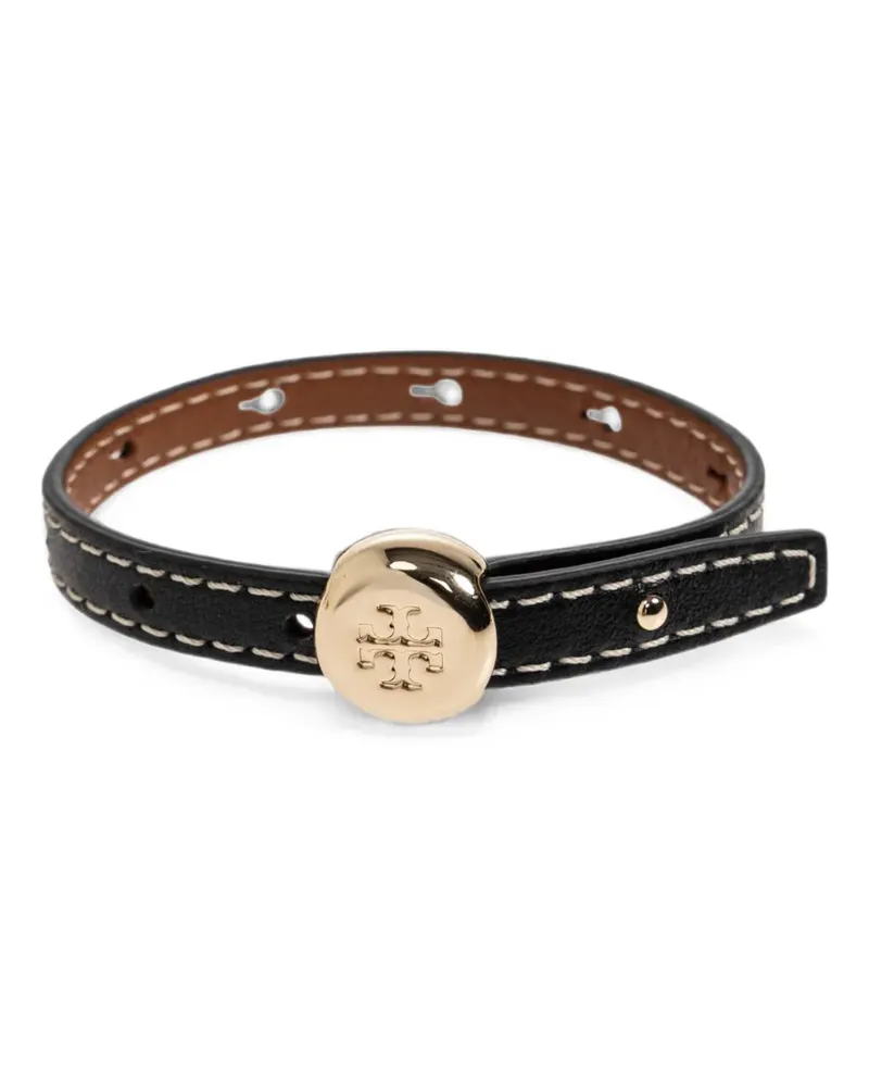 Tory Burch Icon leather bracelet - Gold Gold