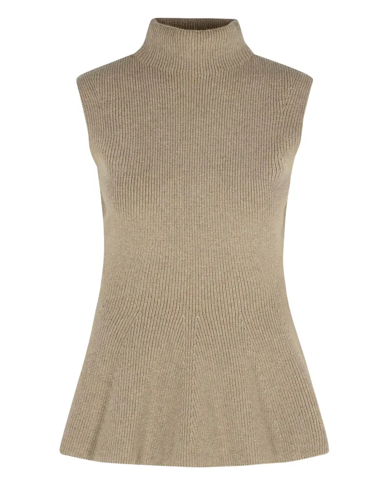 Róhe Geripptes Trägershirt - Nude Nude