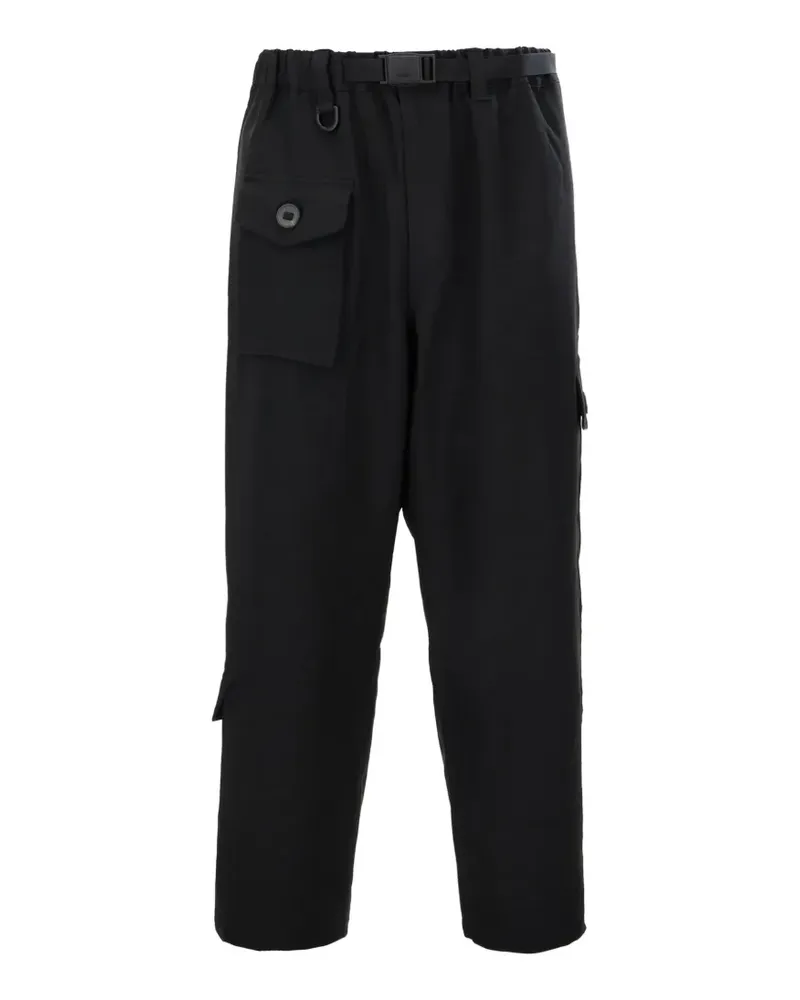 Y-3 sport uniform tapered pants - Schwarz Schwarz