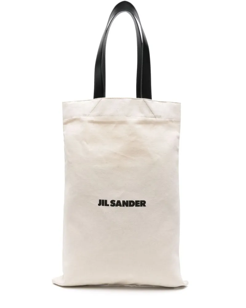 Jil Sander Großer Flat Shopper - Nude Nude