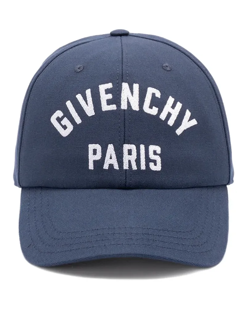 Givenchy Baseballkappe mit Logo-Stickerei - Blau Blau