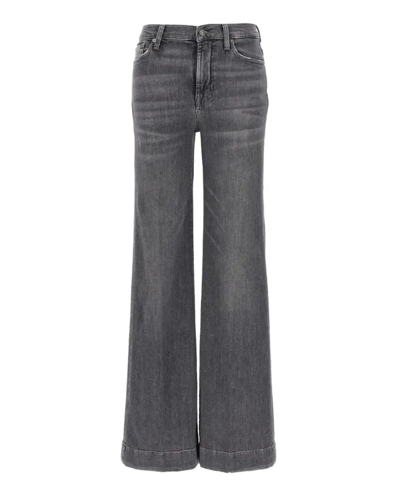 Seven7 Five-Pocket-Jeans mit hohem Bund - Grau Grau