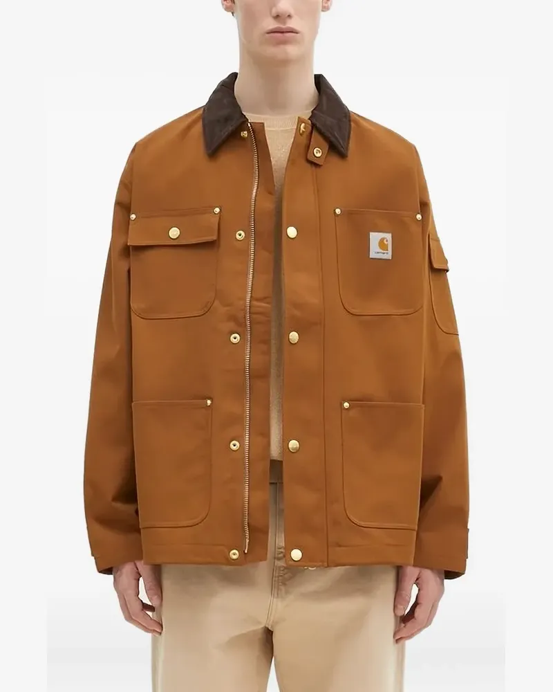 Carhartt WIP Clapton Hemdjacke mit Cordkragen - Braun Braun