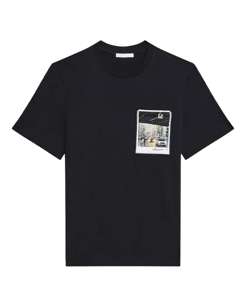 Helmut Lang T-Shirt mit grafischem Print - Schwarz Schwarz