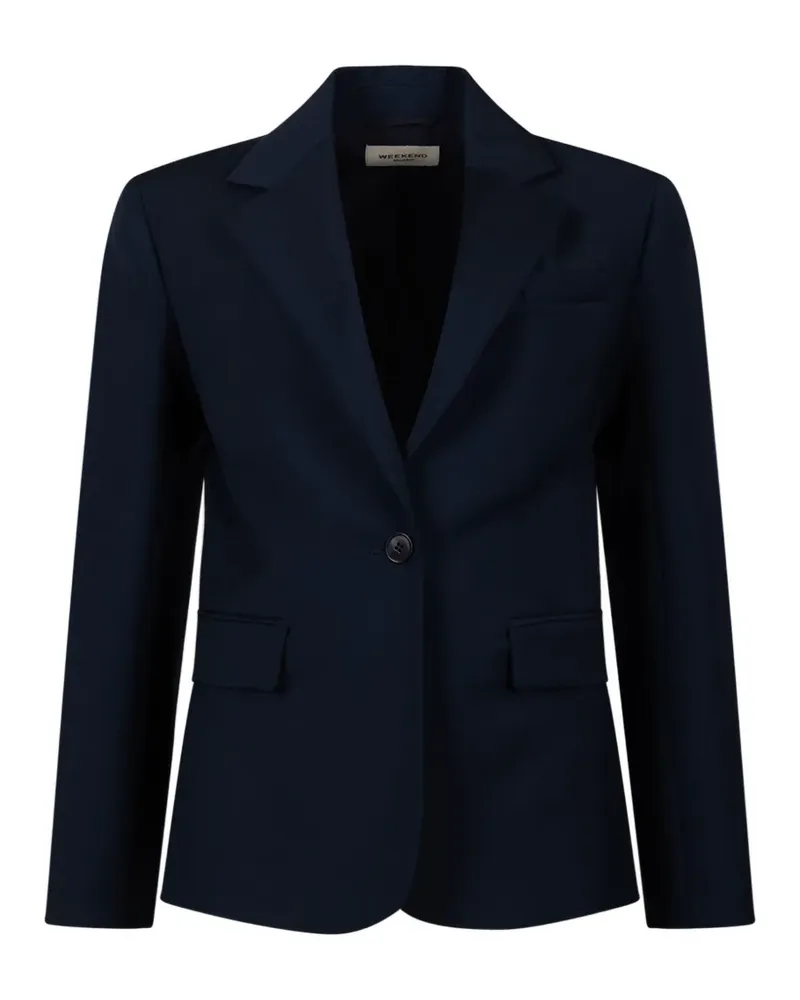 Max Mara single-breasted wool blazer - Blau Blau