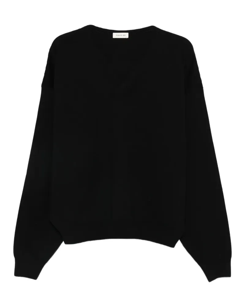 Fear of God Henley long-sleeve sweater - Schwarz Schwarz