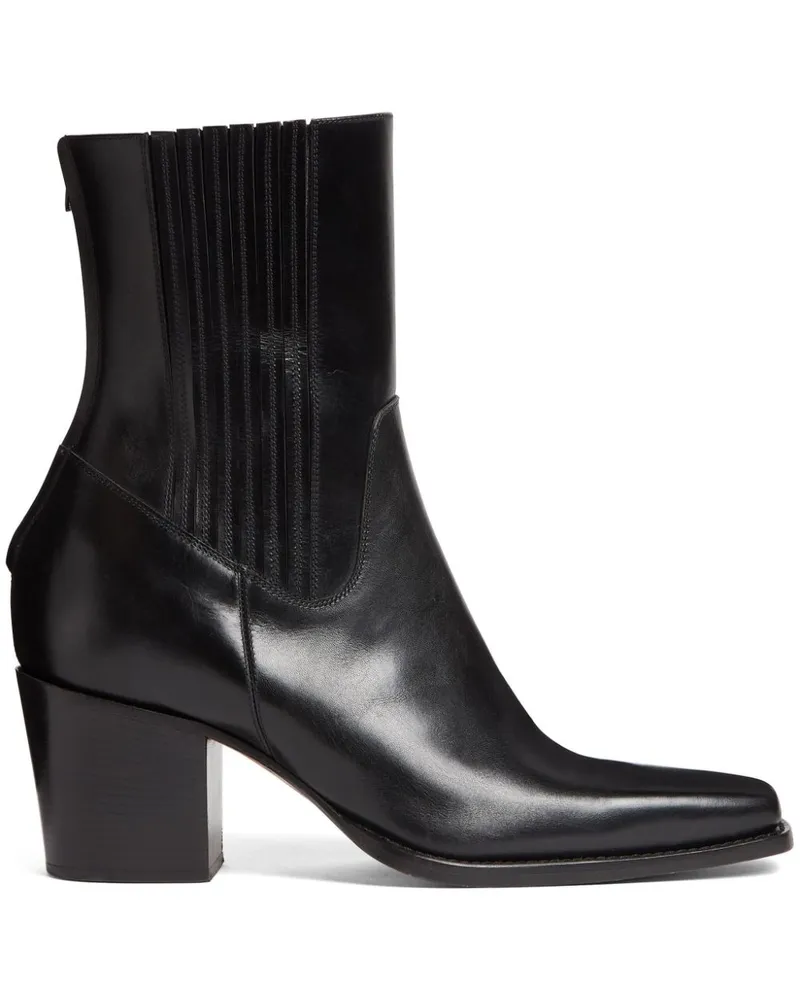 Dsquared2 Stiefel mit Reißverschluss - Schwarz Schwarz