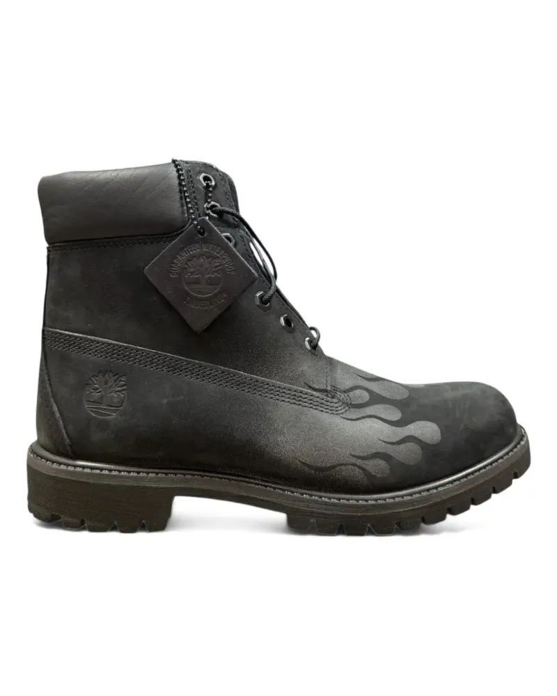 Timberland Loso Wav flame-print hiking boots - Schwarz Schwarz