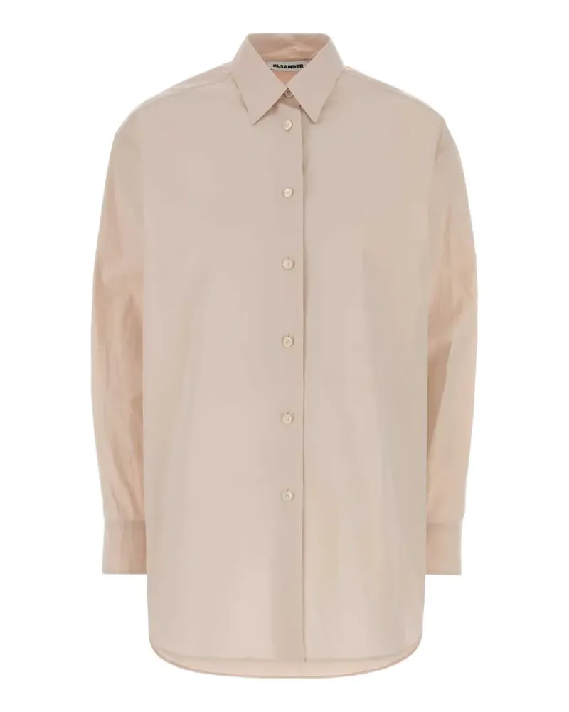 Jil Sander long-sleeve oversize shirt - Rosa Rosa