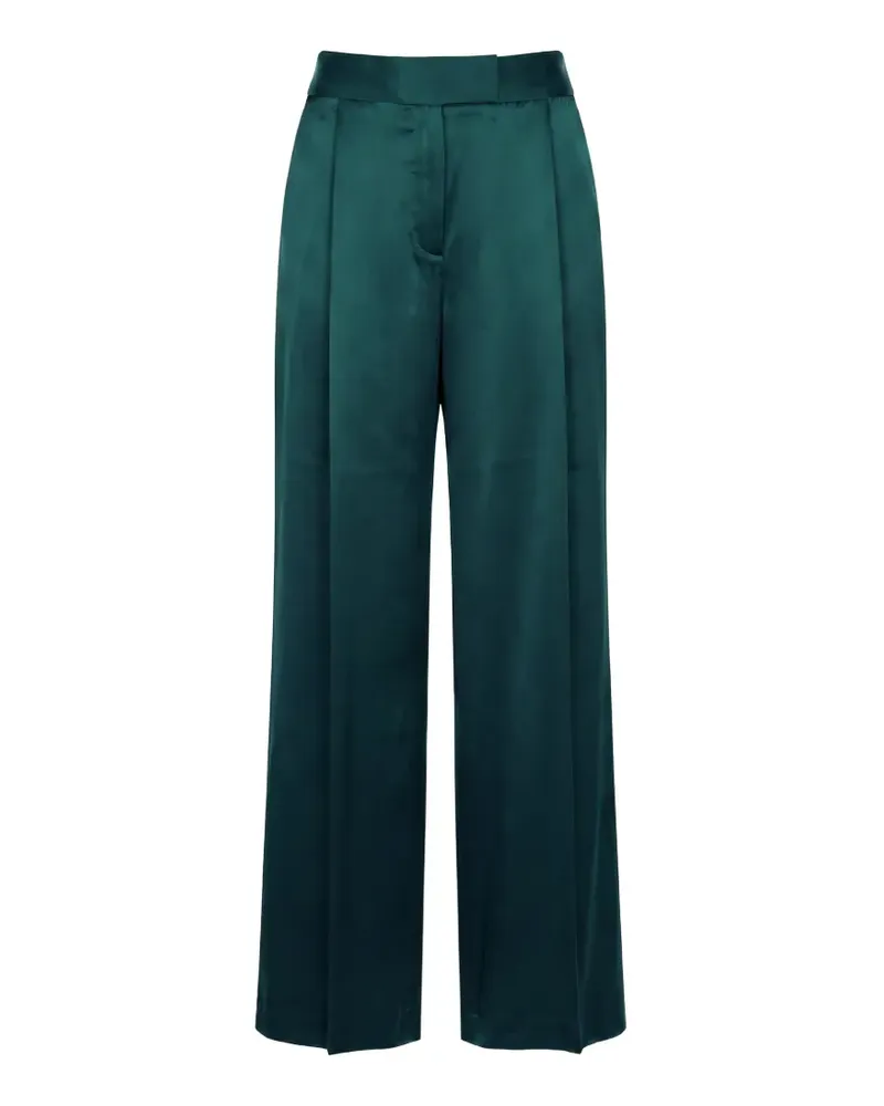 The Sei Seidenhose mit Falten - Grün Grün