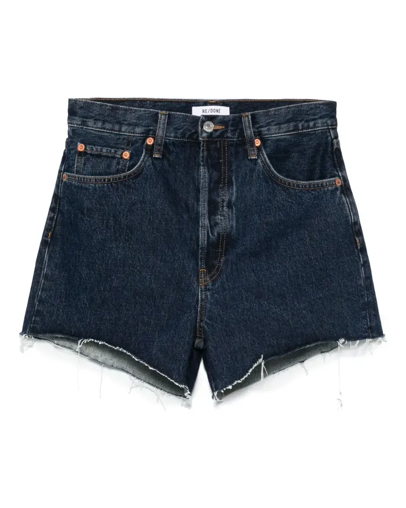 RE/DONE 90s Low Slung Jeans-Shorts - Blau Blau