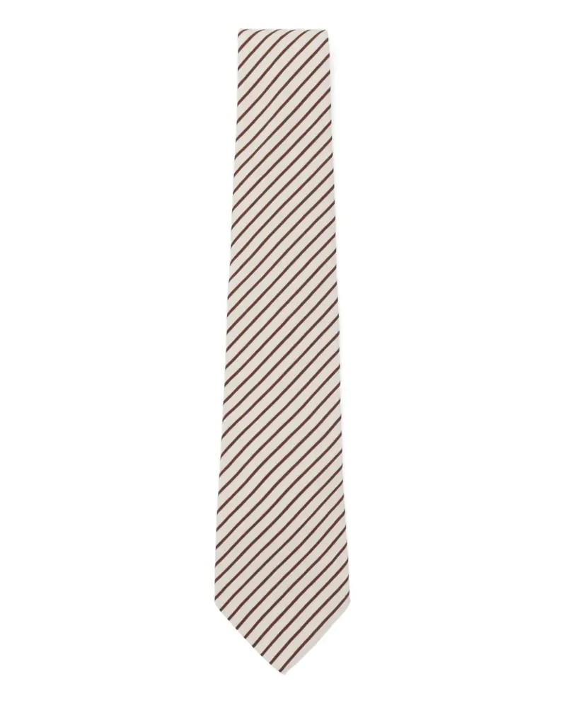 Paul Smith Gestreifte Krawatte - Nude Nude