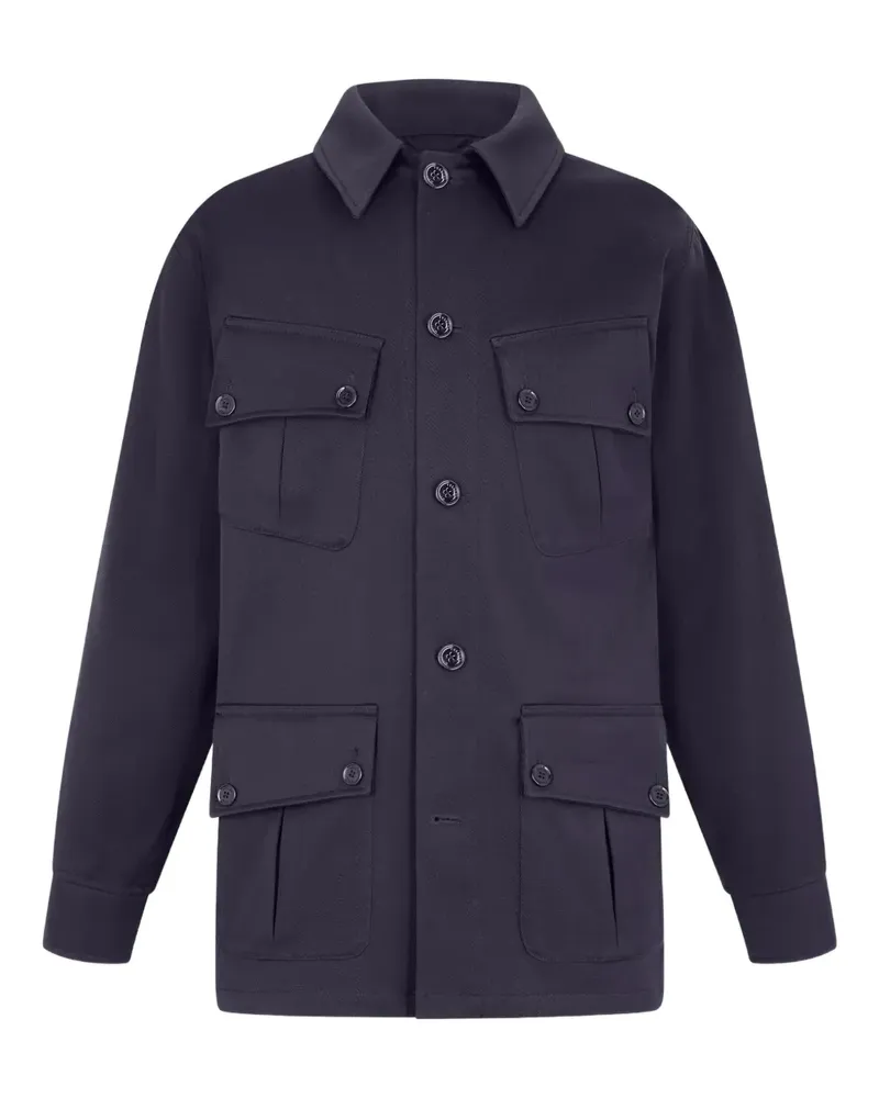 FURSAC Jacke mit Klappentasche - Blau Blau