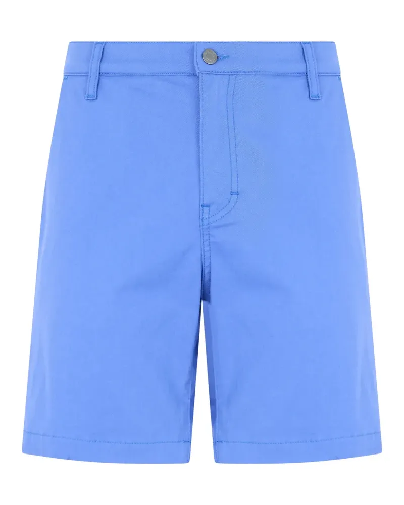Moschino logo-patch cargo shorts - Blau Blau