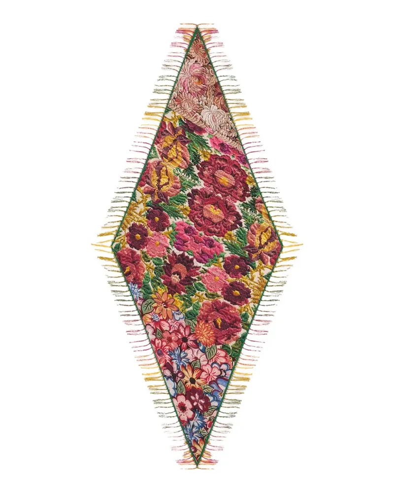 Pierre-Louis Mascia Schal mit Blumenmuster - Rosa Rosa