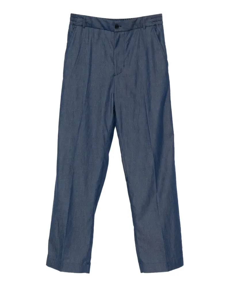 Moncler straight-leg trousers - Blau Blau