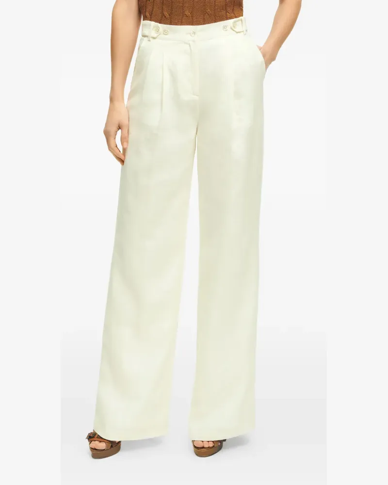Brooks Brothers Palazzohose mit Falten - Nude Nude
