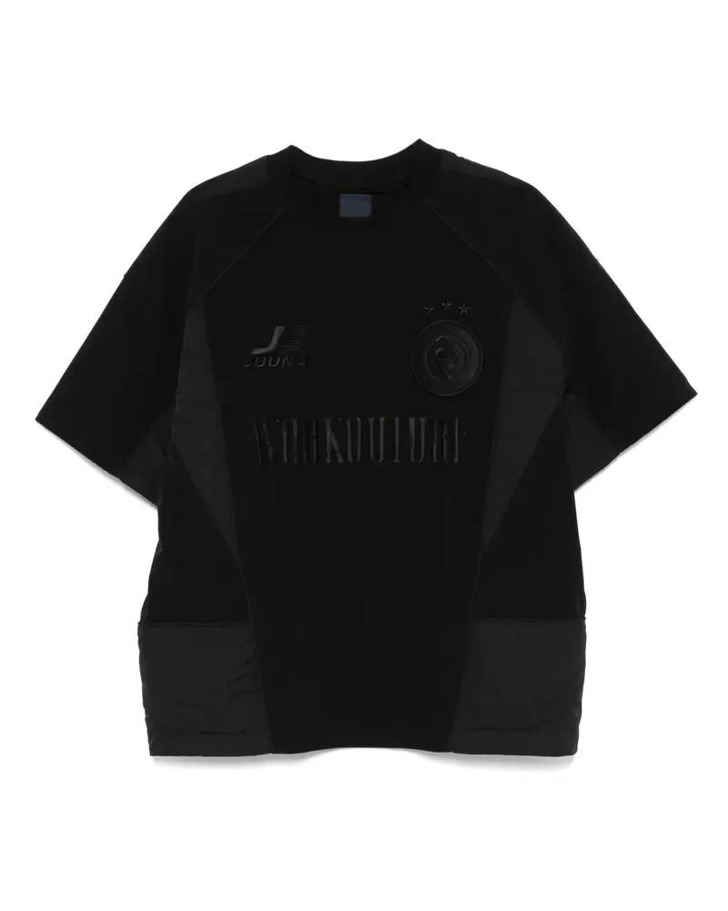 JUUN.J T-Shirt mit Logo-Verzierung - Schwarz Schwarz