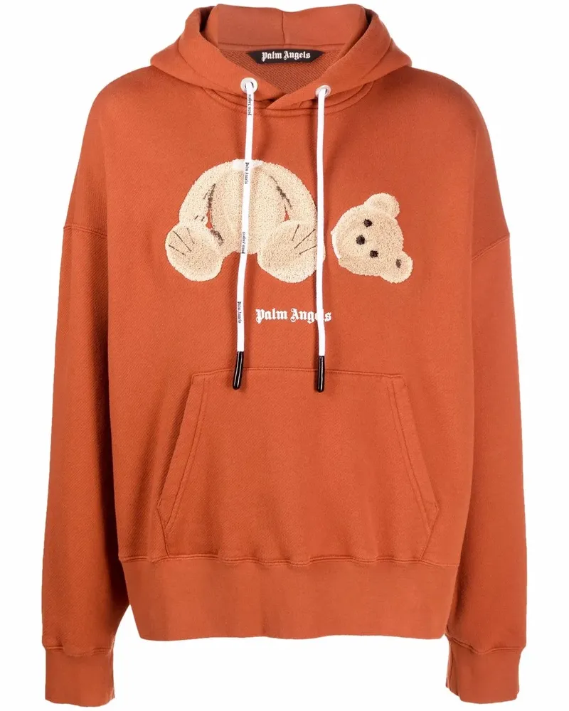 Palm Angels Hoodie mit Teddy-Motiv - Orange Orange