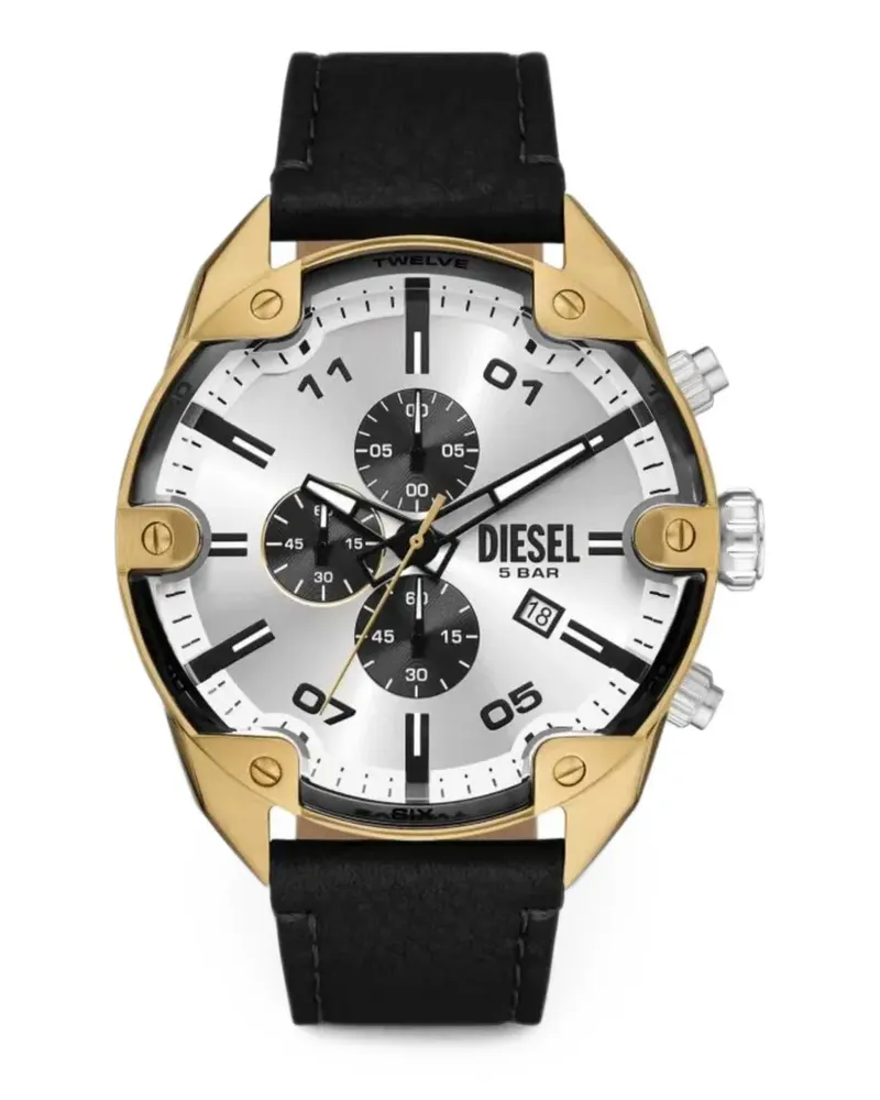 Diesel Spiked Armbanduhr 49mm - Silber Silber