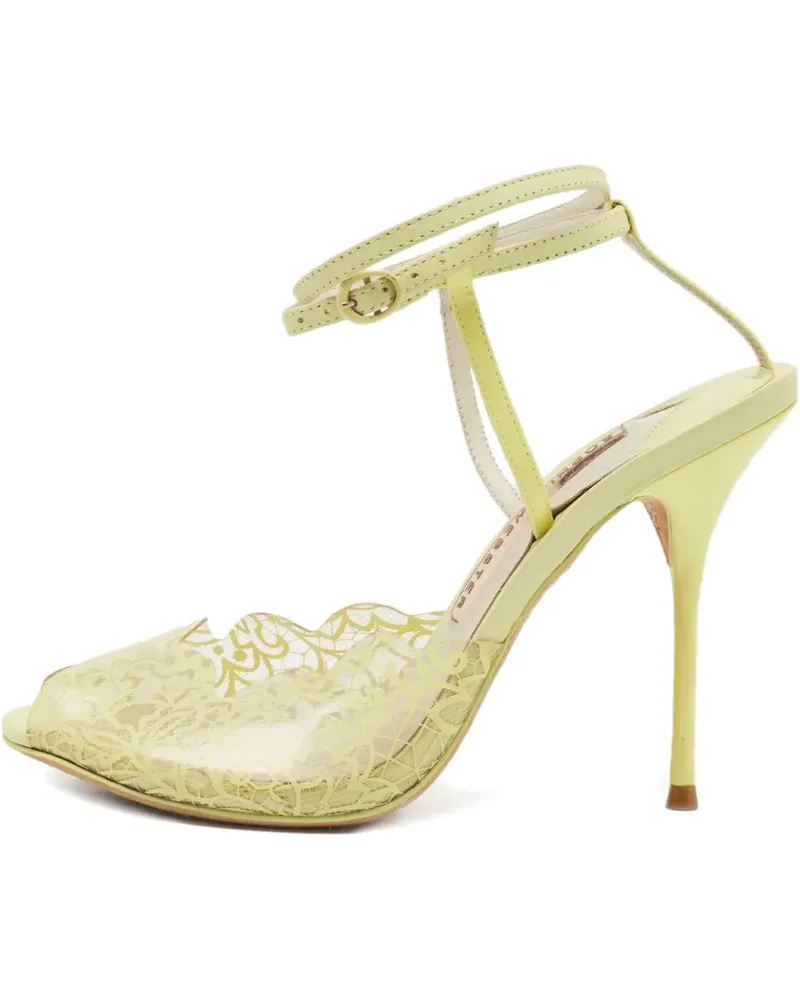 Sophia Webster 2024 Sandalen mit Spitze - Gelb Gelb