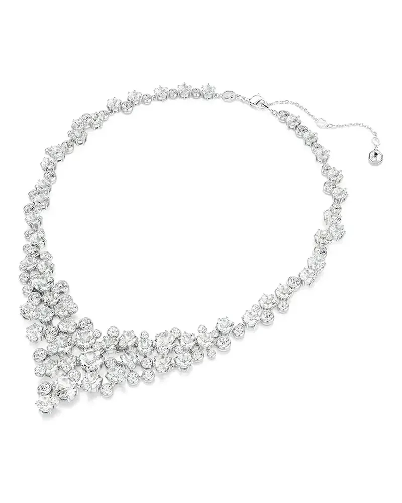 Swarovski Halskette mit Kristallen - Silber Silber