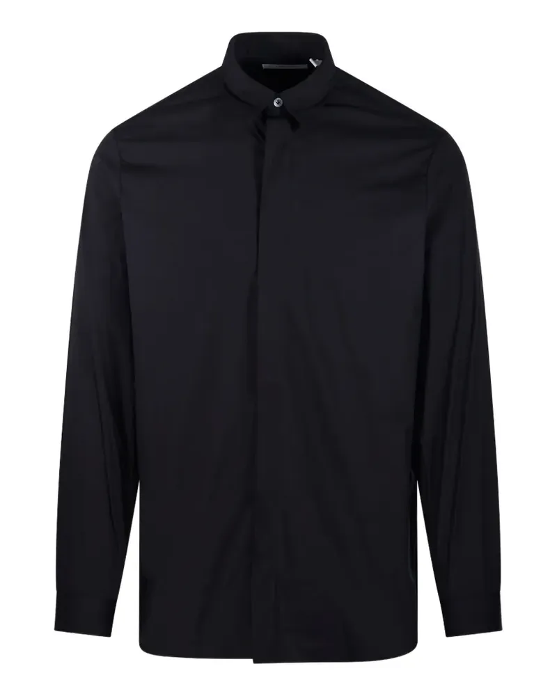 LARDINI collar shirt - Schwarz Schwarz