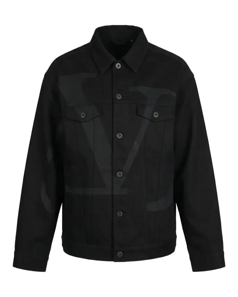 Valentino Garavani logo-print jacket - Schwarz Schwarz