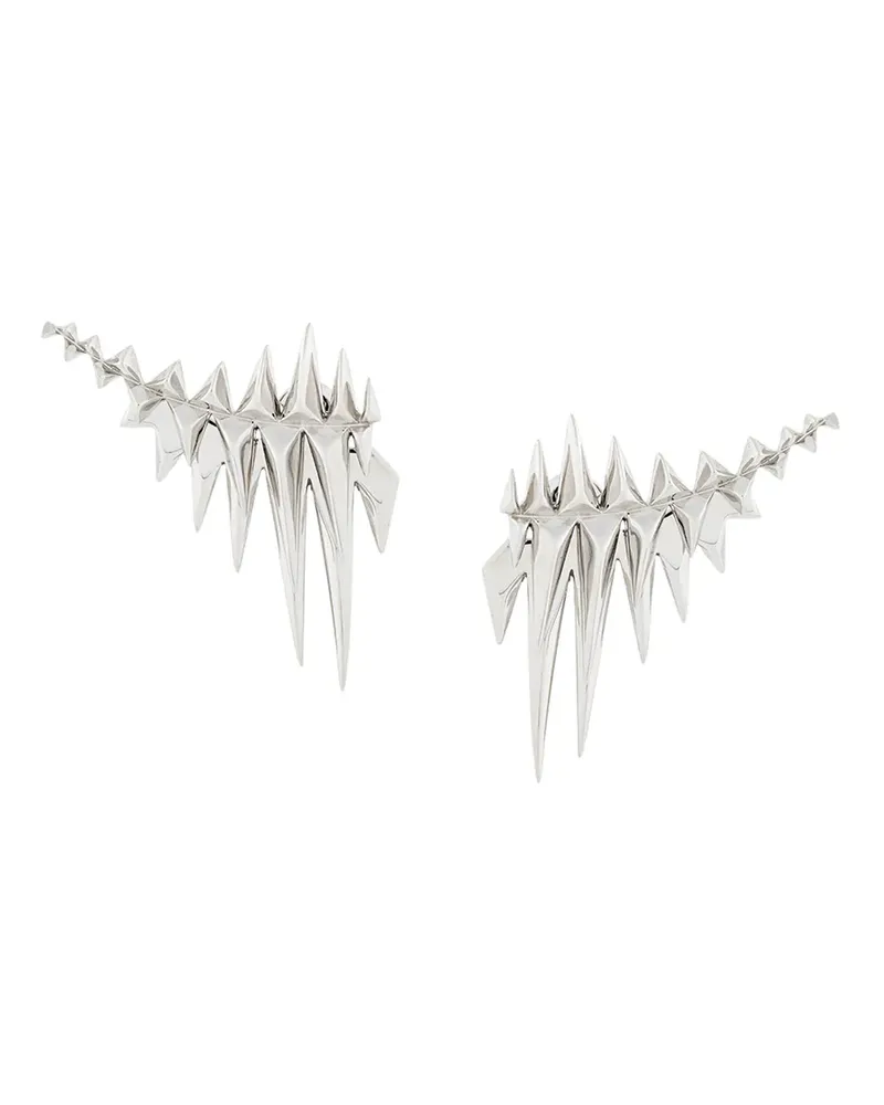 KASUN LONDON Glacier' Sterlingsilberohrringe - Metallic Metallic
