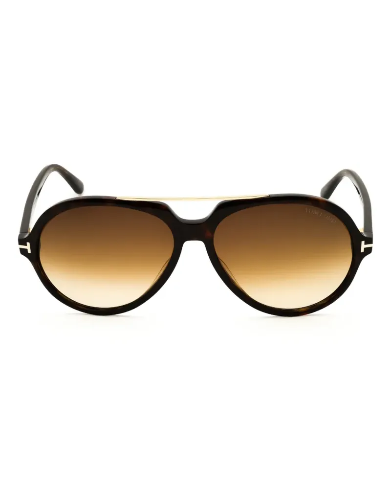 Tom Ford FT1210 Sonnenbrille in Schildpattoptik - Braun Braun