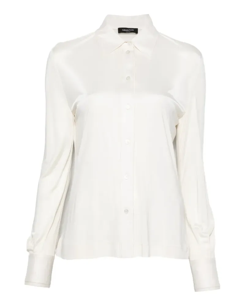 Fabiana Filippi long-sleeve buttoned shirt - Nude Nude