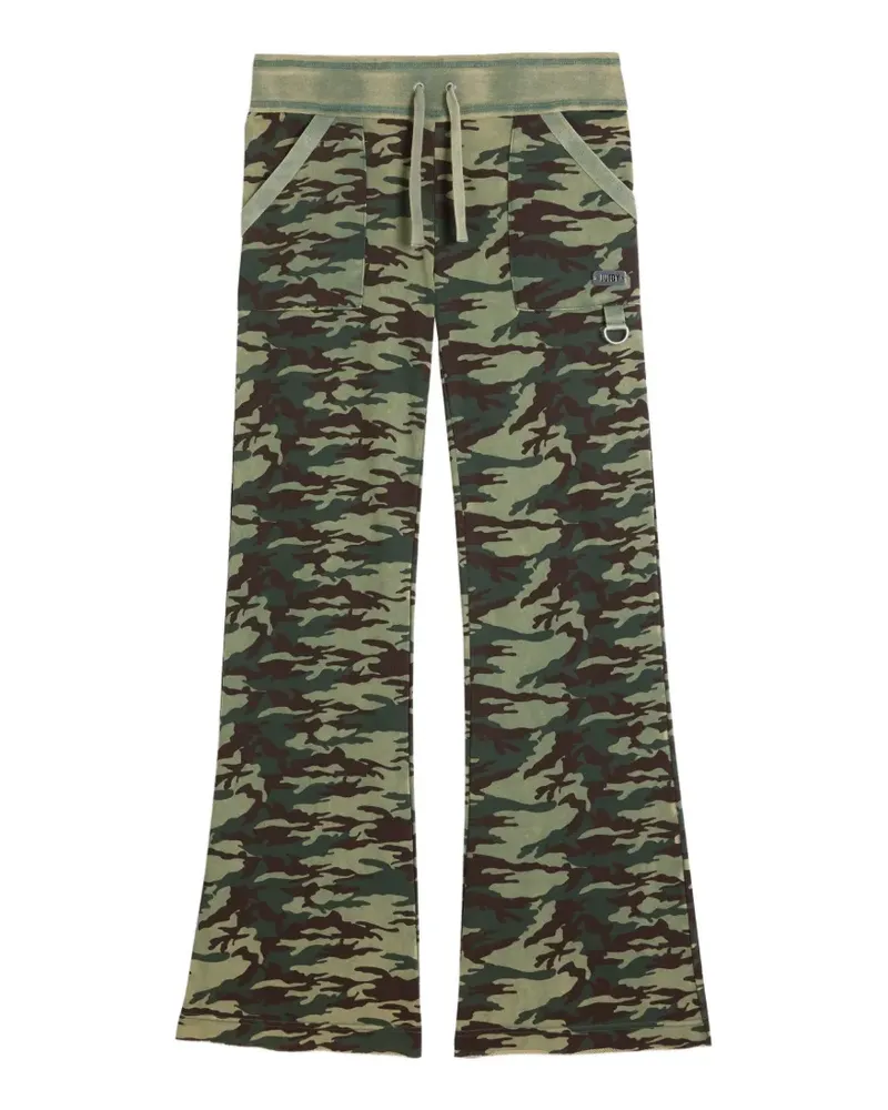 Juicy Couture Jogginghose mit Camouflage-Print - Grün Grün