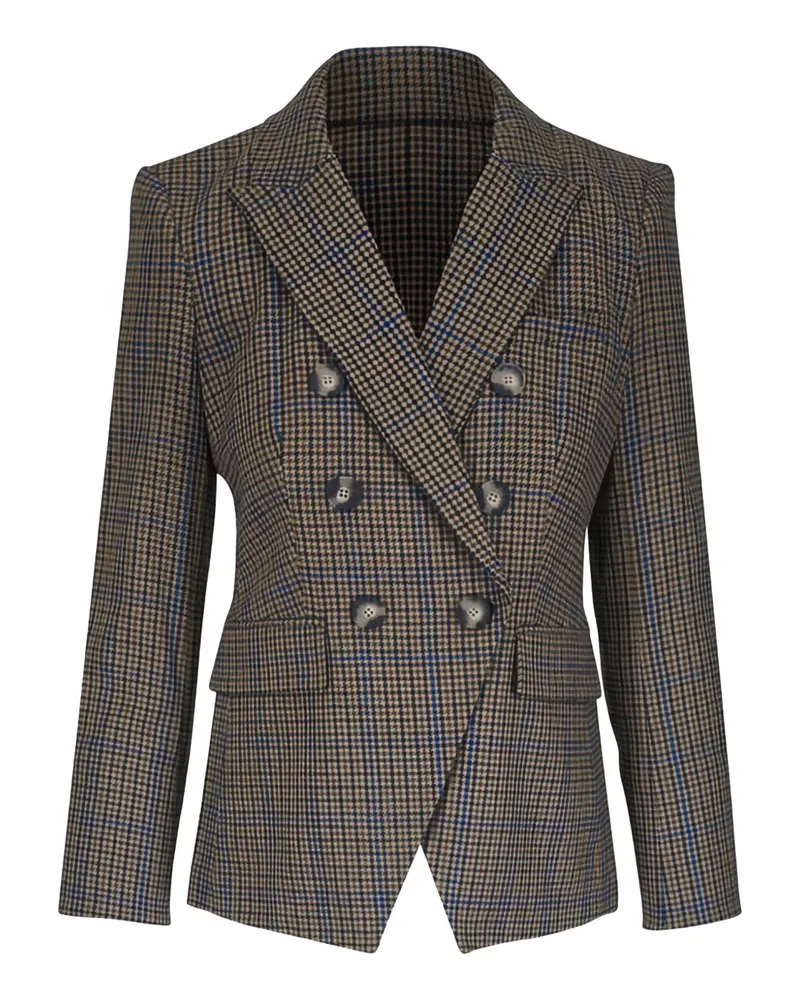 Veronica Beard Miller double-breasted checked blazer - Grün Grün