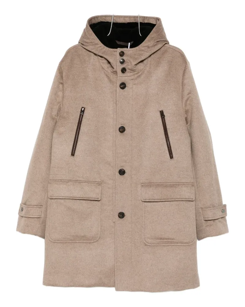 Manzoni 24 hooded parka - Nude Nude