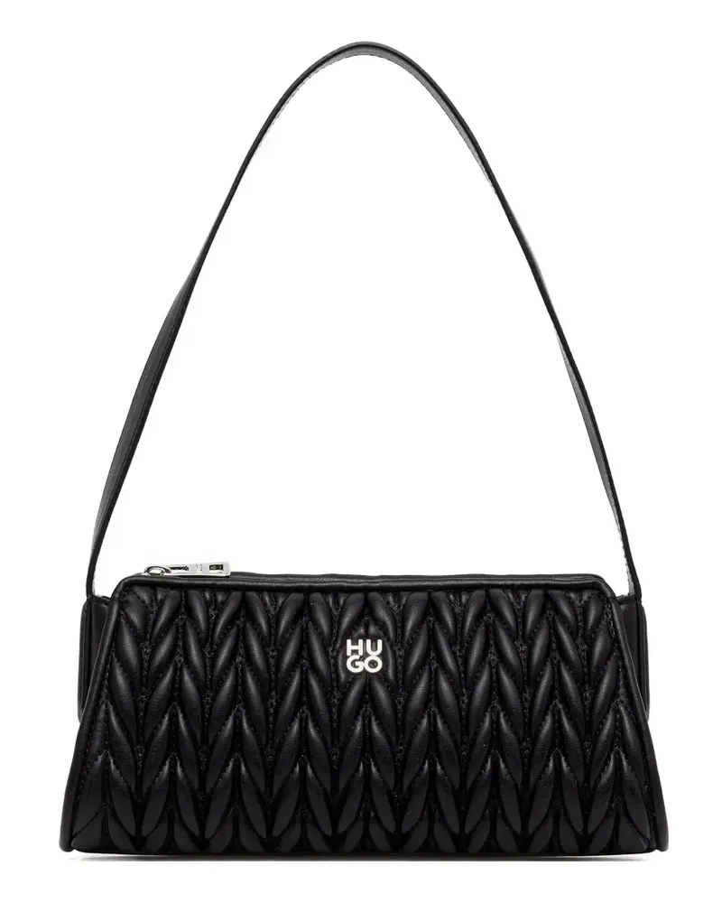 HUGO BOSS Gesteppte Schultertasche - Schwarz Schwarz