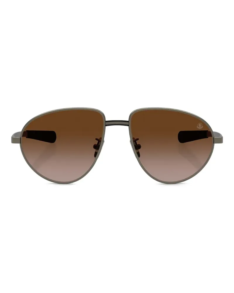 Moncler Vizla Sonnenbrille mit Metallgestell - Grau Grau