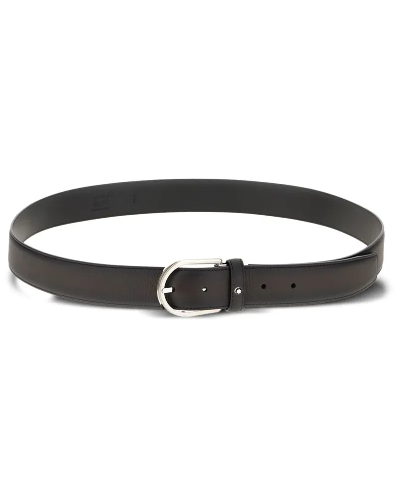 Montblanc Wendbarer Ledergürtel - Grau Grau