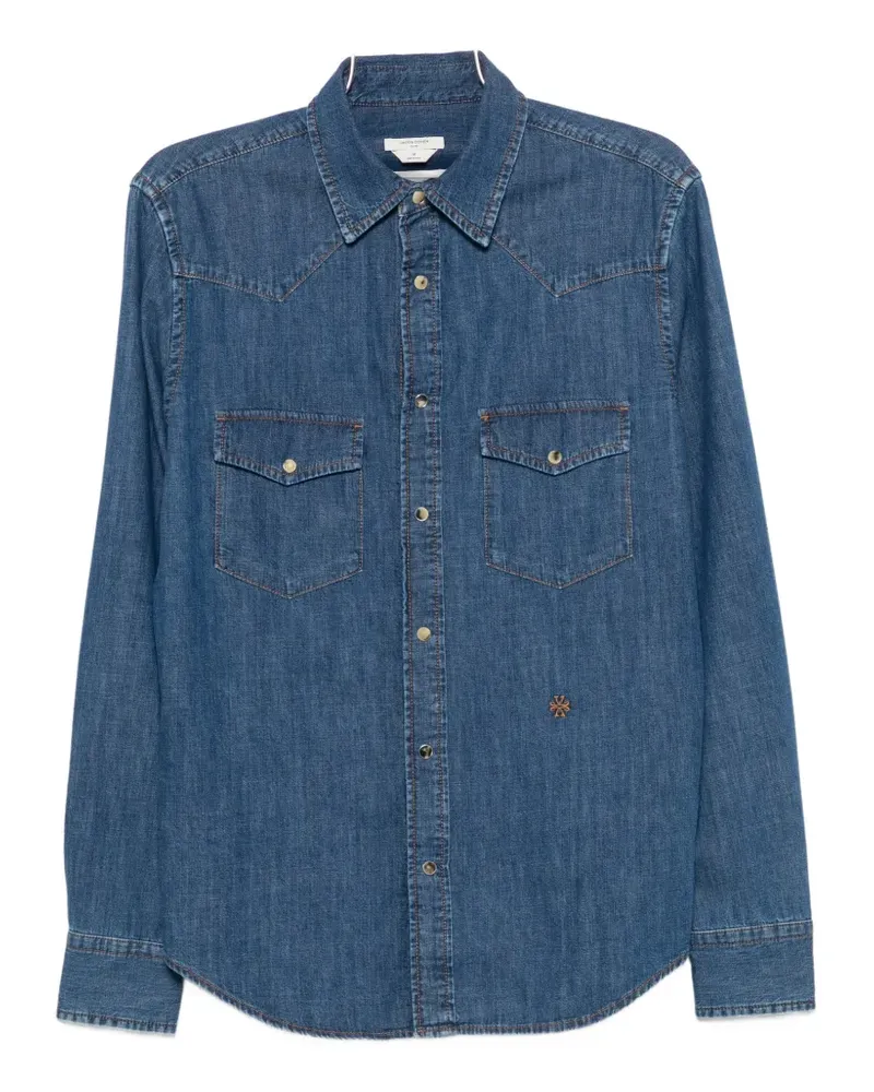Jacob Cohën Western denim shirt - Blau Blau