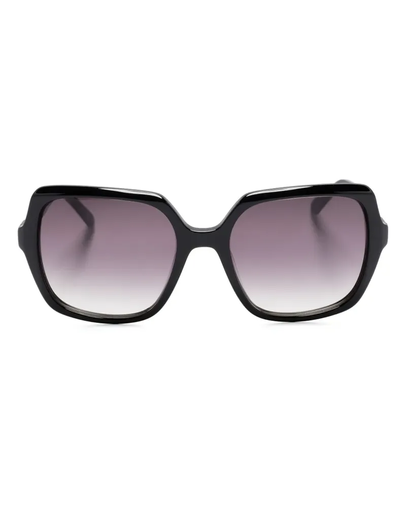 Calvin Klein Sonnenbrille mit Oversized-Gestell - Schwarz Schwarz