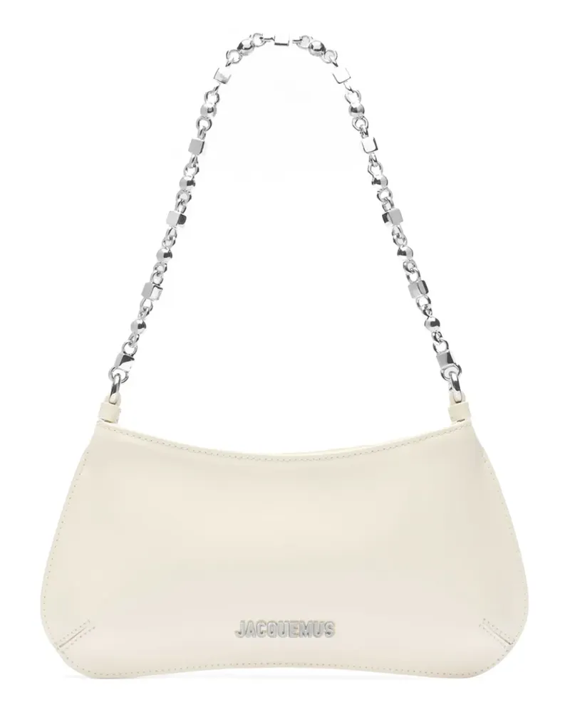 Jacquemus Le Petit Bisou Chaine Schultertasche - Weiß Weiß