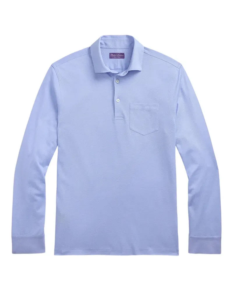 Ralph Lauren Poloshirt mit Brusttasche - Blau Blau