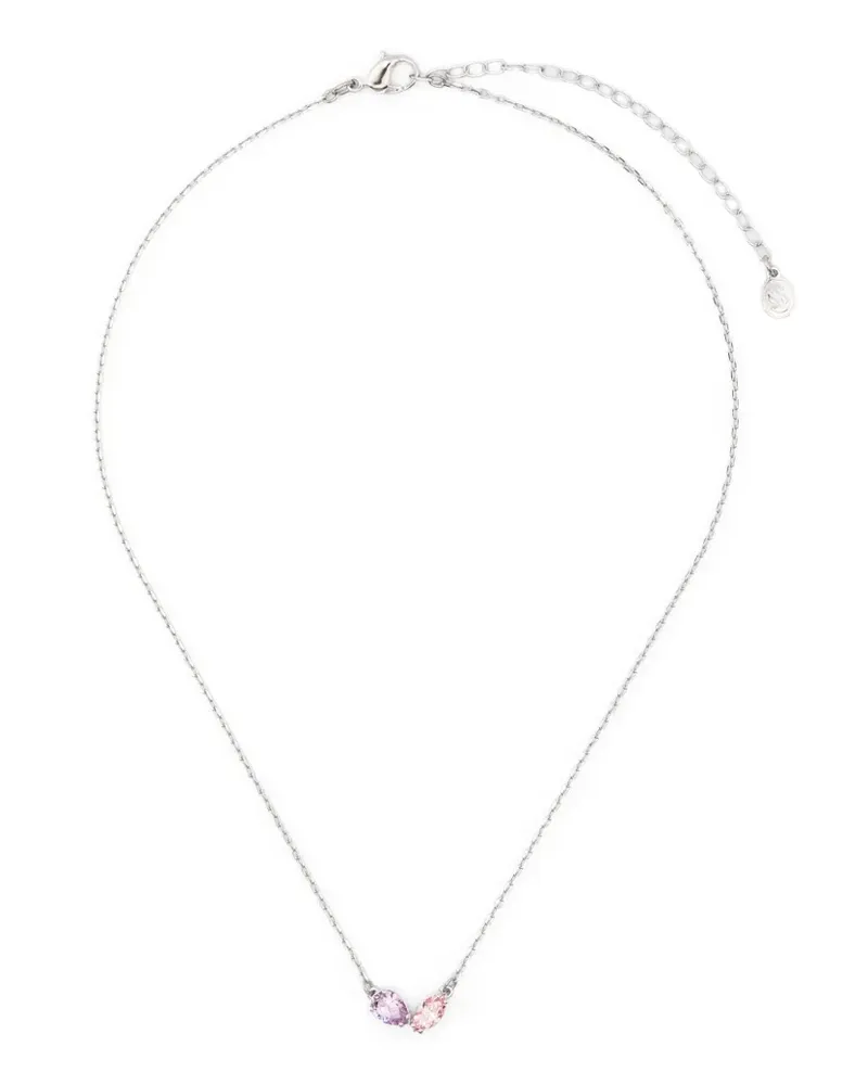 Swarovski x Ariana Grande crystal earrings and necklace set - Silber Silber