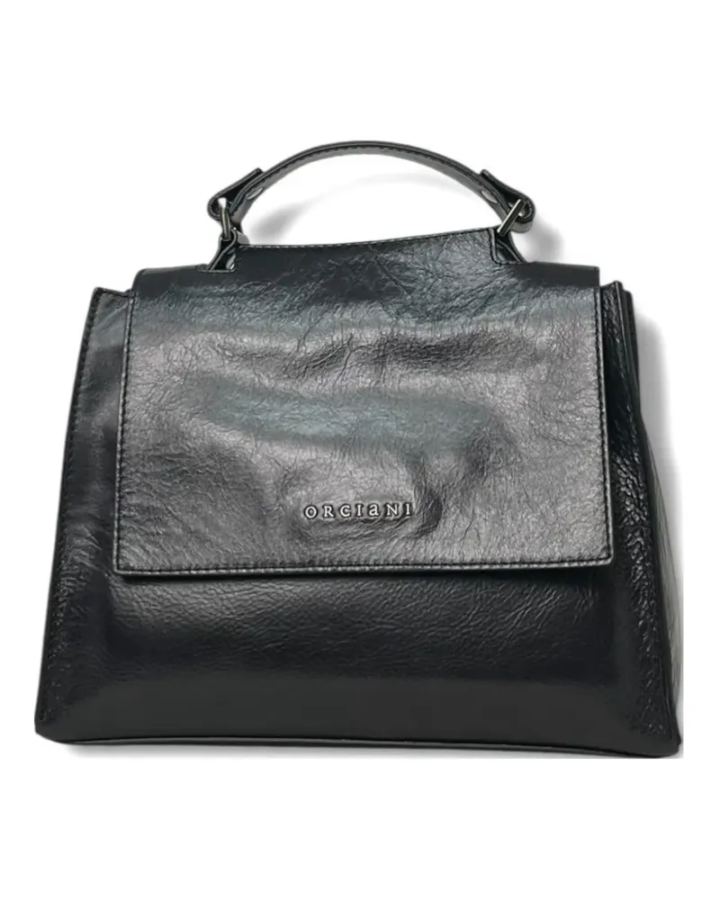 Orciani Kleine Sveva Gotham Schultertasche - Schwarz Schwarz