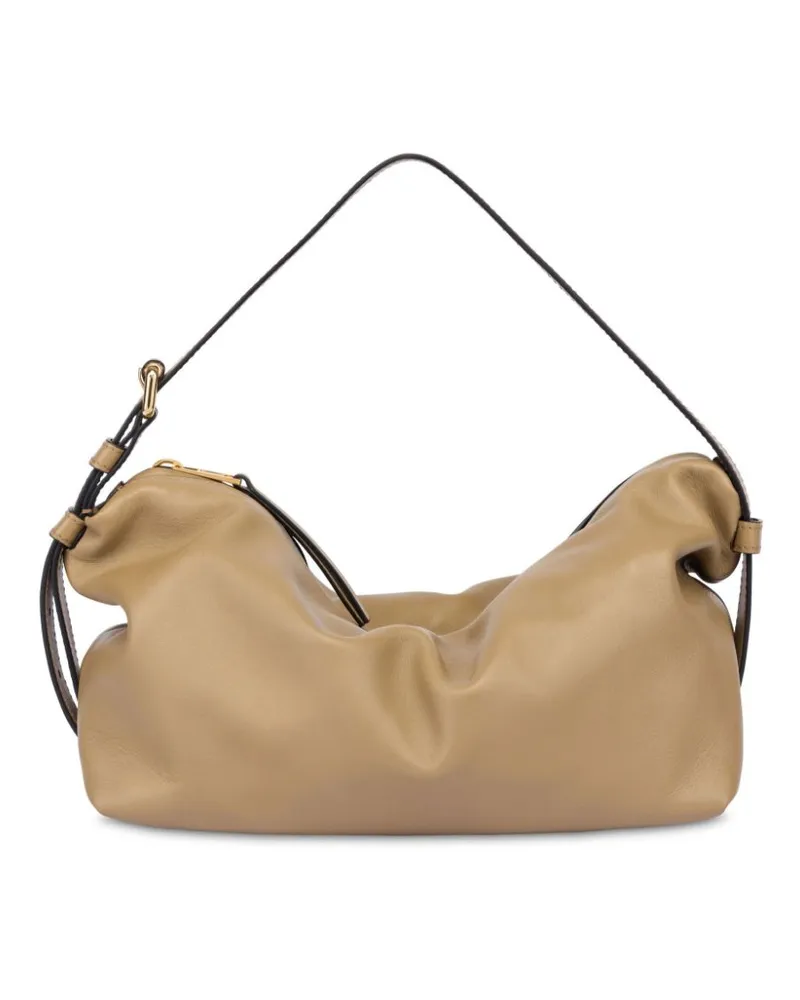 Moschino Tie Me Schultertasche - Nude Nude