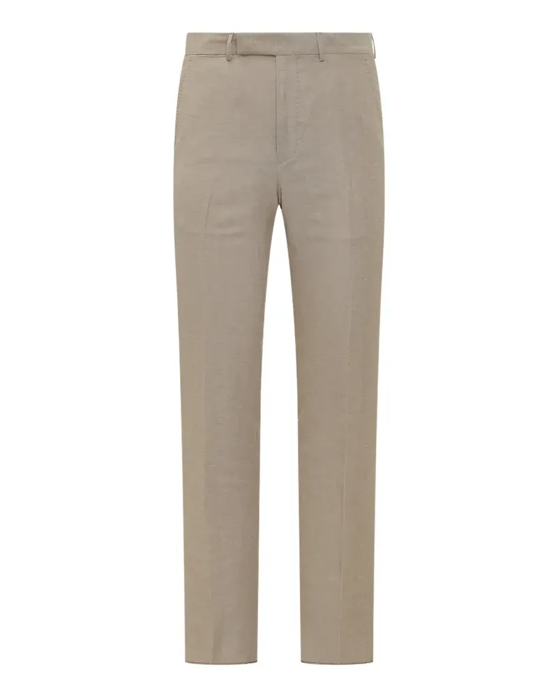 Ermenegildo Zegna brown trousers - Nude Nude