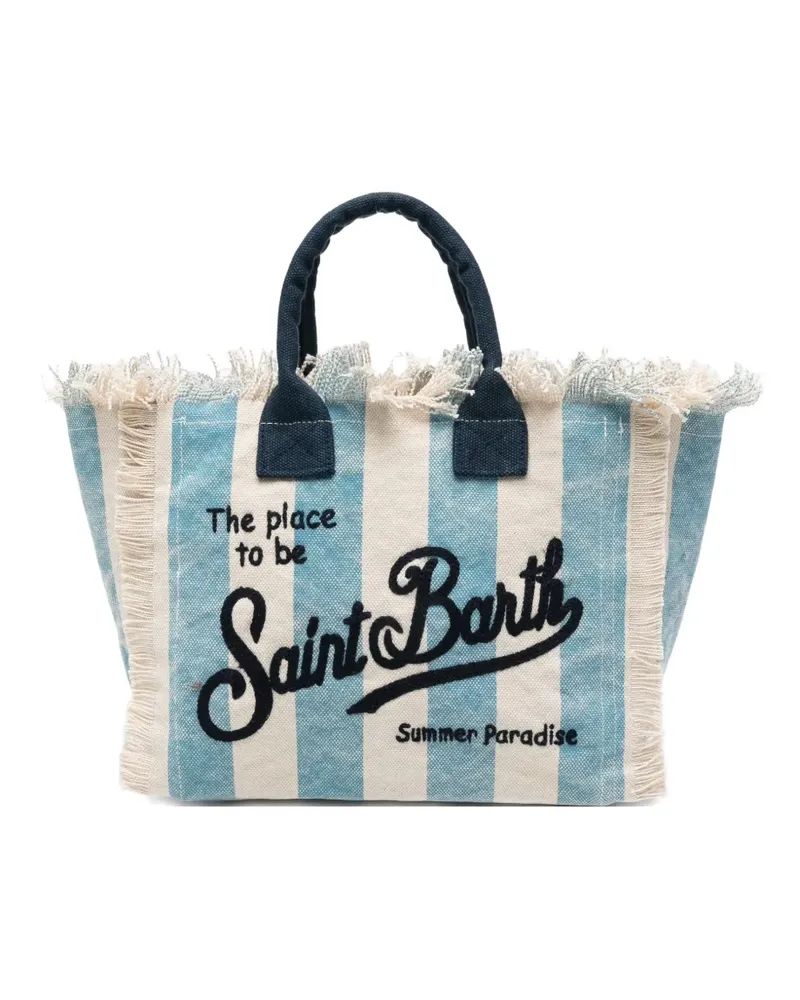 MC2 Saint Barth Gestreifter 'Colette' Shopper - Blau Blau