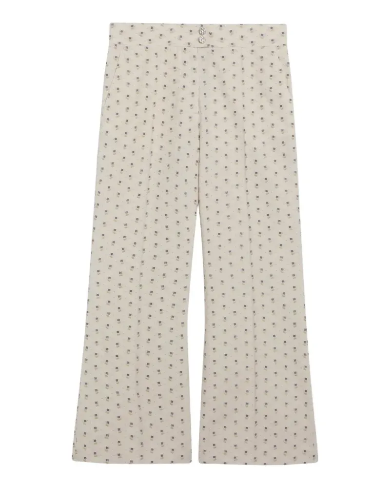 Valentino Garavani Hose mit Blumen-Print - Nude Nude